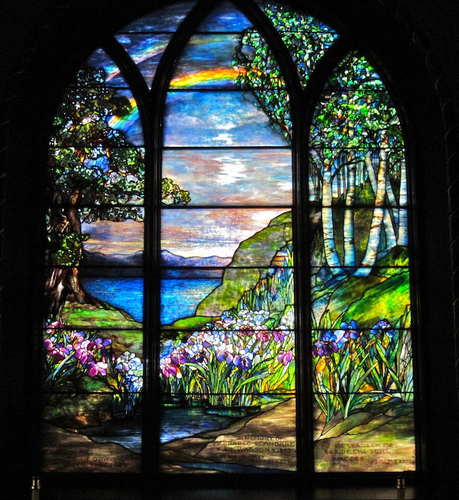 Serenity Stained Glass Window