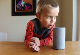Child using Smart Speaker